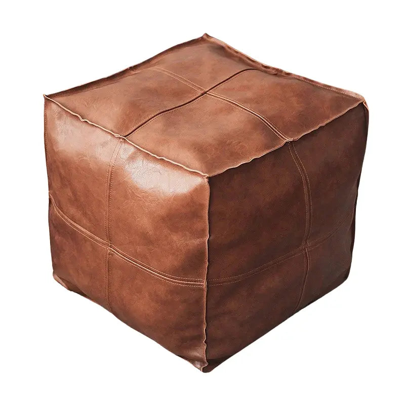 Housse de pouf marocain fond blanc
