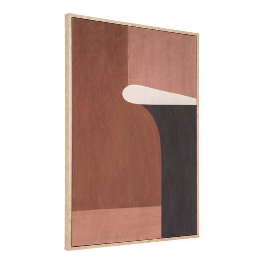 Impression sur toile marron beige 50×70 cm