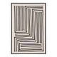 Impression sur toile et MDF noir beige 60×90 cm