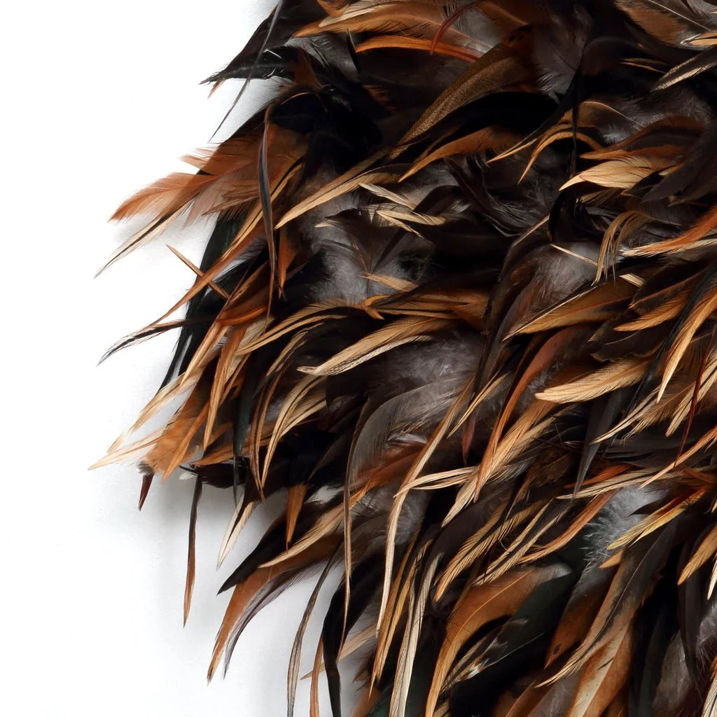 Duster plume marron et noir pour nettoyage La Juju Côtière Noir Marron