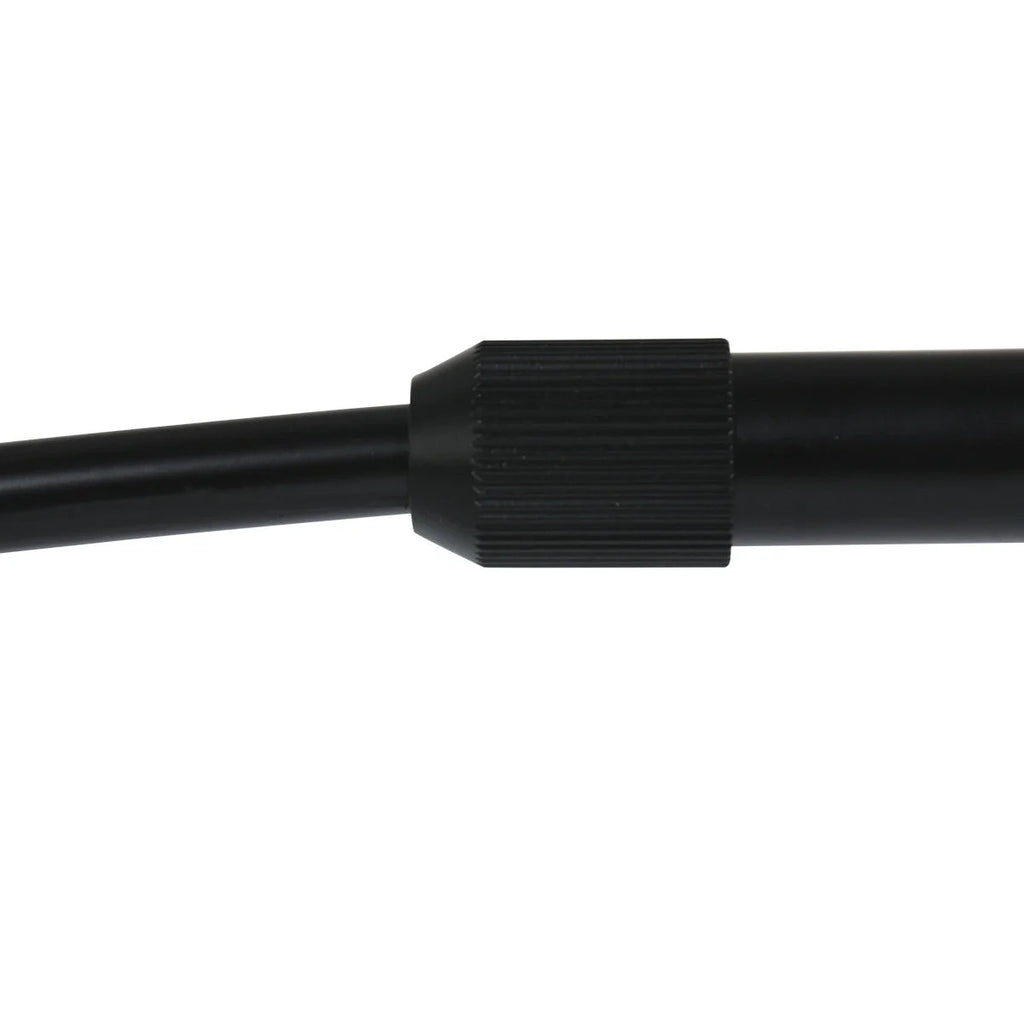 Câble noir avec connecteur rainuré pour Lampadaire arc en métal noir abat-jour blanc