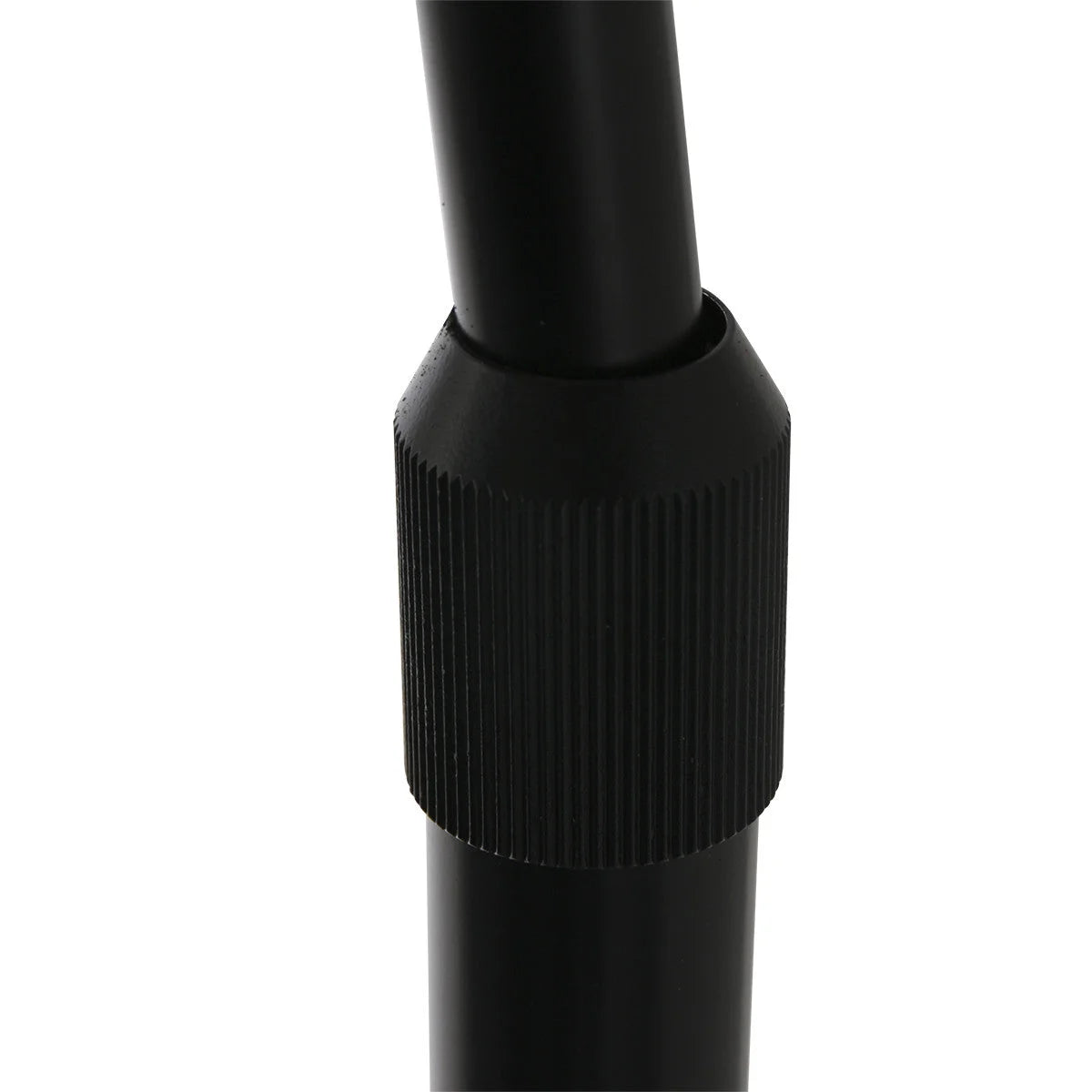 Tige en métal noir réglable avec poignée rainurée pour Lampadaire arc en métal noir