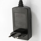 Adaptateur secteur européen noir pour Lampadaire en métal à bras orientable H132 cm