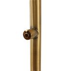 Tube en métal doré avec un bec protrudent pour lampadaire en bronze avec LED dimmable