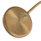 Base de lampe de bureau en métal bronze tête orientable et dimmable H132 cm