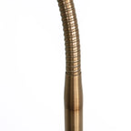Lampe flexible en bronze avec pied orientable et dimmable, hauteur H132 cm