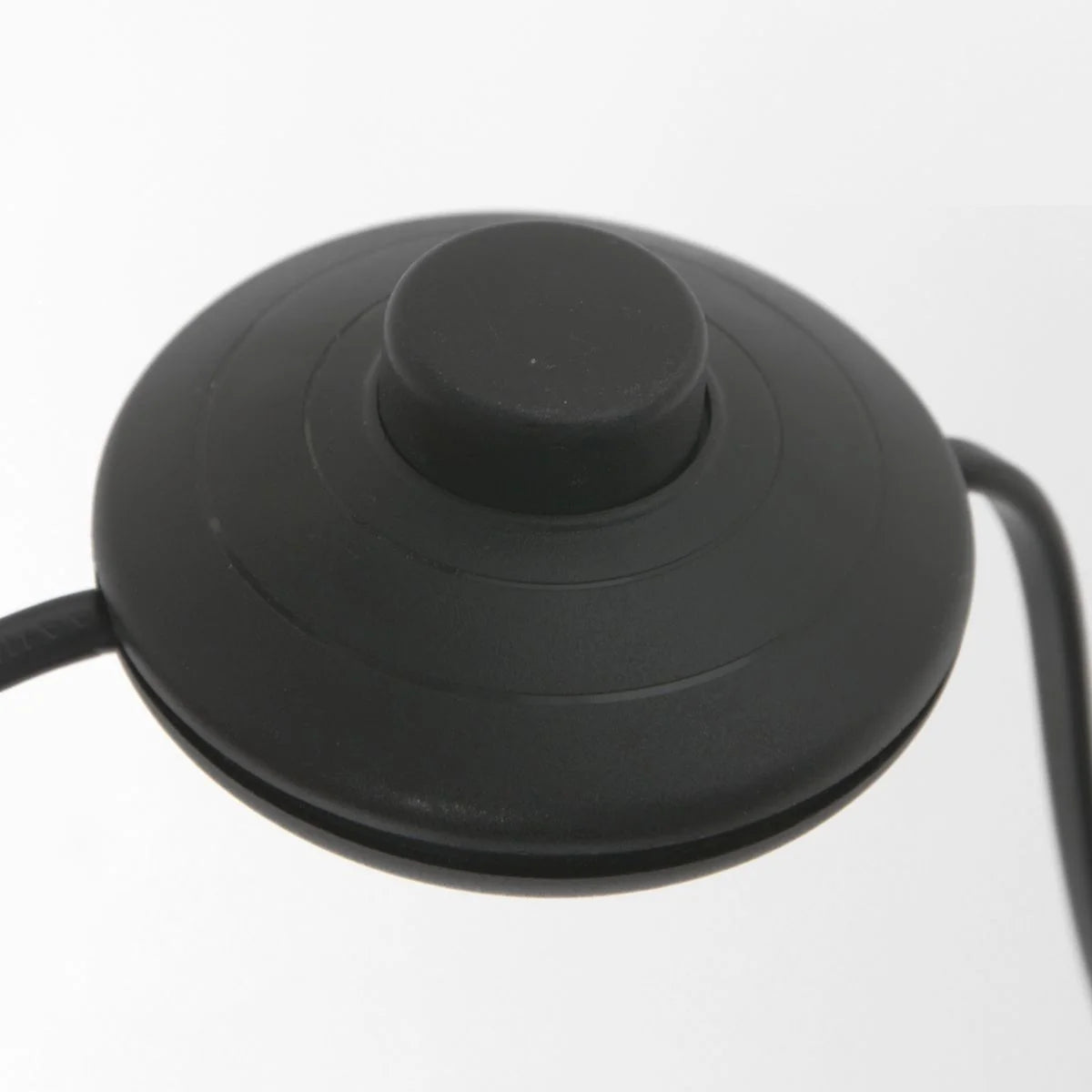 Pied de lampadaire en métal noir avec interrupteur pour abat-jour tressé orientable