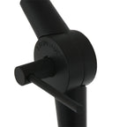 Joint d’angle réglable pour lampe en métal noir avec abat-jour tressé ajouré