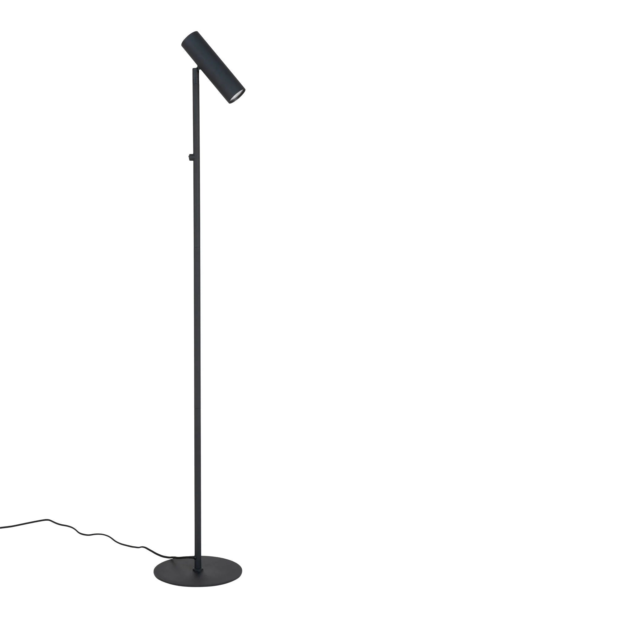 Flamme noire en métal mate pour le Lampadaire orientable H150 cm