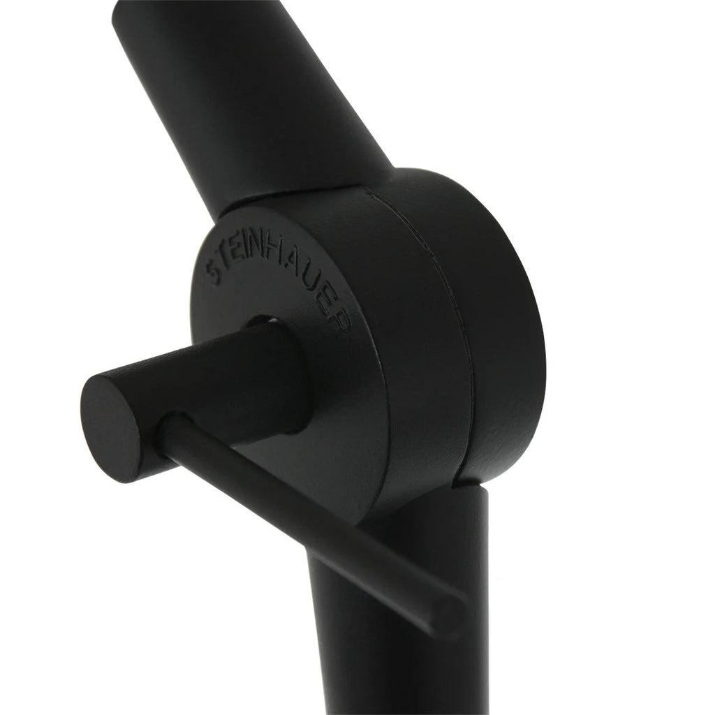 Jonction d’ampoule noire réglable pour Lampadaire rotin naturel à structure articulée noire ø40 cm