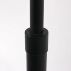 Joint en métal noir pour lampadaire rotin naturel à structure articulée Ø40 cm