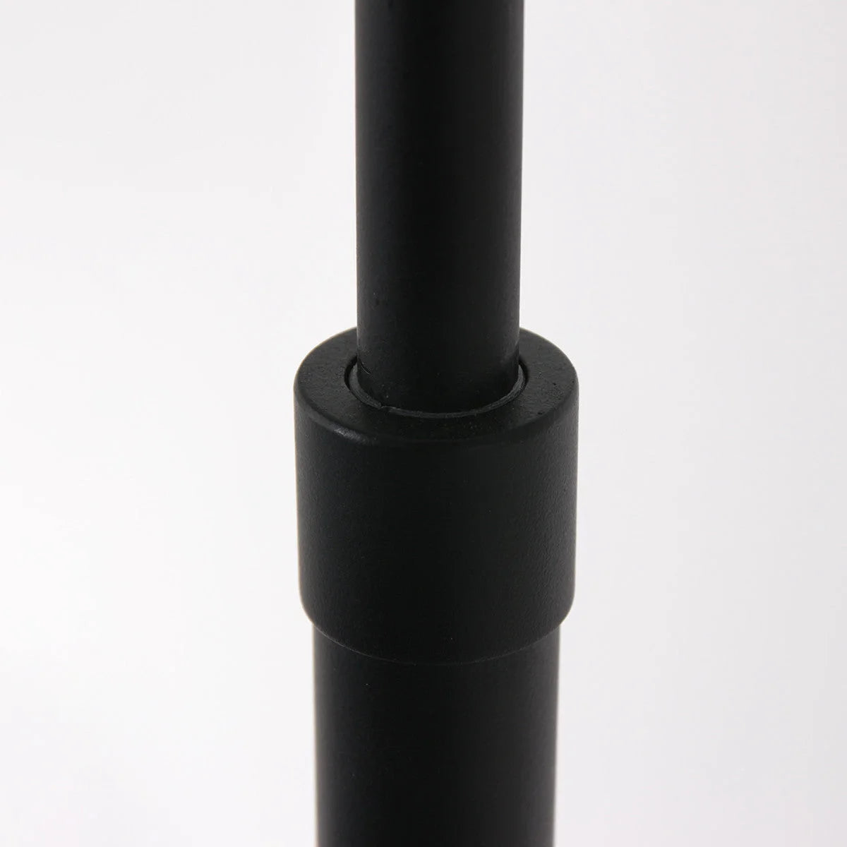 Joint en métal noir pour lampadaire rotin naturel à structure articulée Ø40 cm