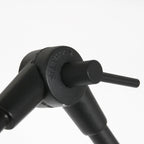Joint articulé en plastique noir pour lampadaire rotin naturel à structure flexible