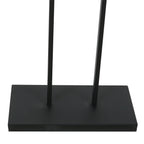 Support en métal noir pour lampe sur pied en rotin tressé naturel H160 cm
