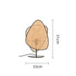Lampe rotin design dimensions