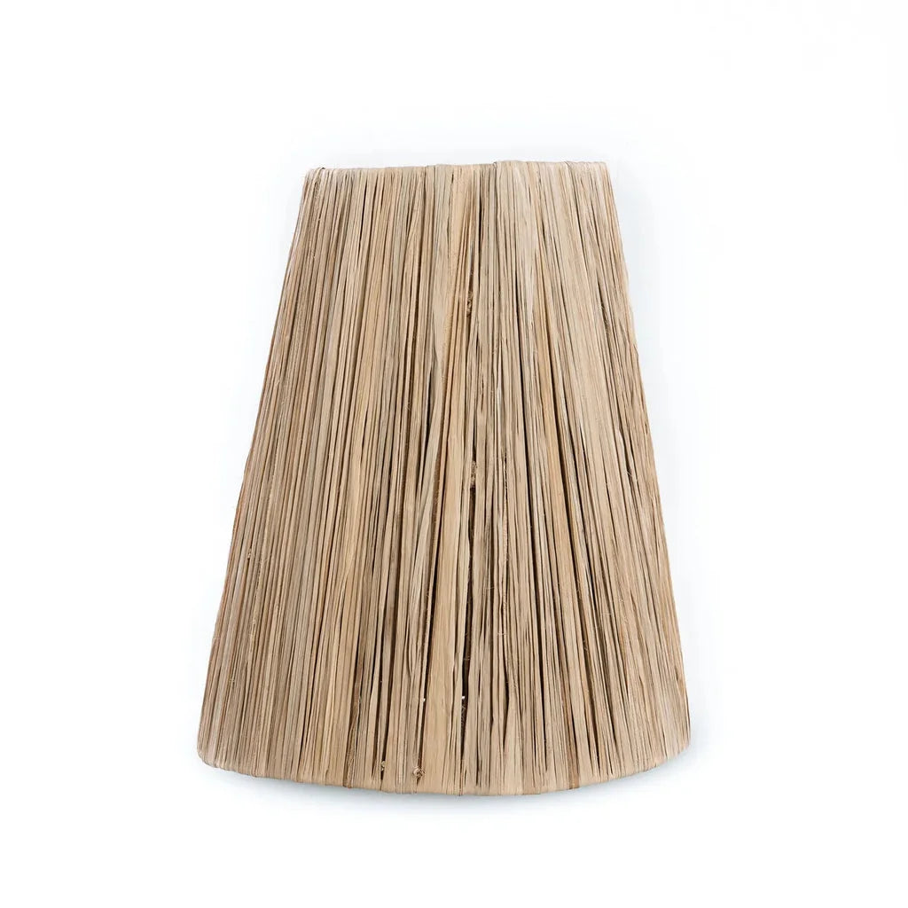 Abat-jour en raffia beige pour la lampe de table Ithaka Gris antique naturel