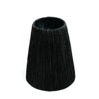 Abat-jour conique noir texturé pour lampe de table Naxos - Noir Naturel