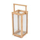 Lanterne en bois et en verre pour La Lanterne de Nusa Penida