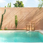 Piscine rectangulaire de la lanterne de Nusa Penida en décoration d’extérieur