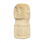 Tête sculptée en pierre de Sumba pour la décoration naturelle Lhomme de pierre de Sumba S