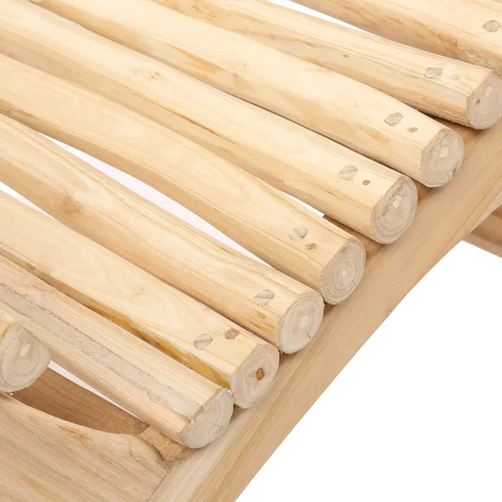 Structure en lattes en bois du produit L’Islander Naturel