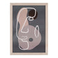 Lot de 3 cadres en MDF et verre finition naturelle