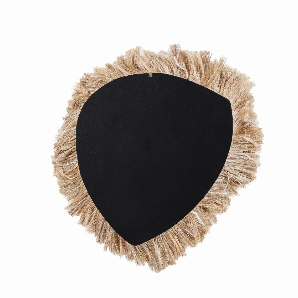 Miroir asymétrique en abaca naturel 80 cm – Modèle La Contessa