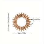 Dimensions du miroir bois rustique
