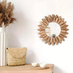 Variante 1 du miroir bois rustique
