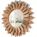 Miroir en bois rustique