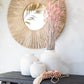 Miroir en herbe Alang Alang rond 50 cm