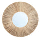 Miroir en herbe Alang Alang rond 50 cm
