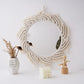 miroir macramé design en situation