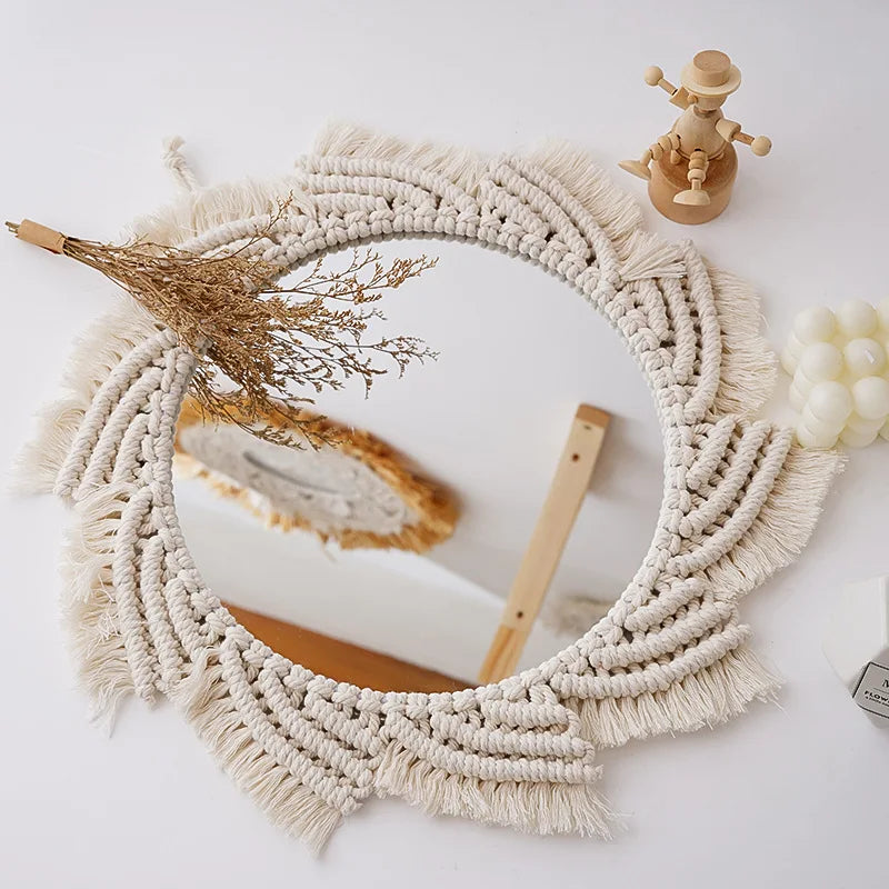 miroir macramé design variante 3