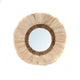 Miroir mural en herbe naturelle ronde 60 cm