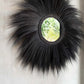 Miroir mural en rayung noir 100 cm – Modèle Simba