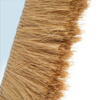 Trimming à franges de couleur beige pour Miroir mural rond en fibres naturelles Ø62 cm
