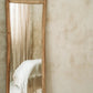 Miroir sur pied en teck naturel 170 cm pour chambre