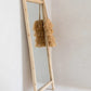 Miroir sur pied en teck naturel 170 cm pour chambre