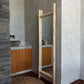 Miroir sur pied en teck naturel 170 cm pour chambre