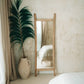 Miroir sur pied en teck naturel 170 cm pour chambre