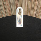 Miroir rond en herbe Alang Alang naturelle 35 cm
