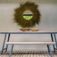 Miroir rond en herbe naturelle 130 cm fait main