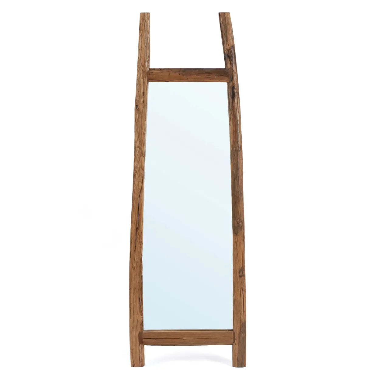 Miroir en teck recyclé 170 cm autoportant rectangulaire