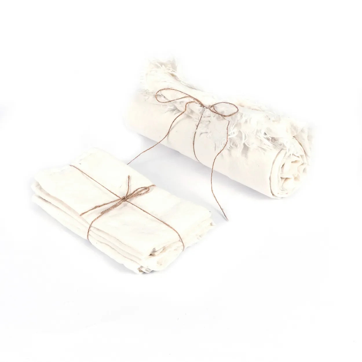 Nappe en lin blanc 150x200 cm