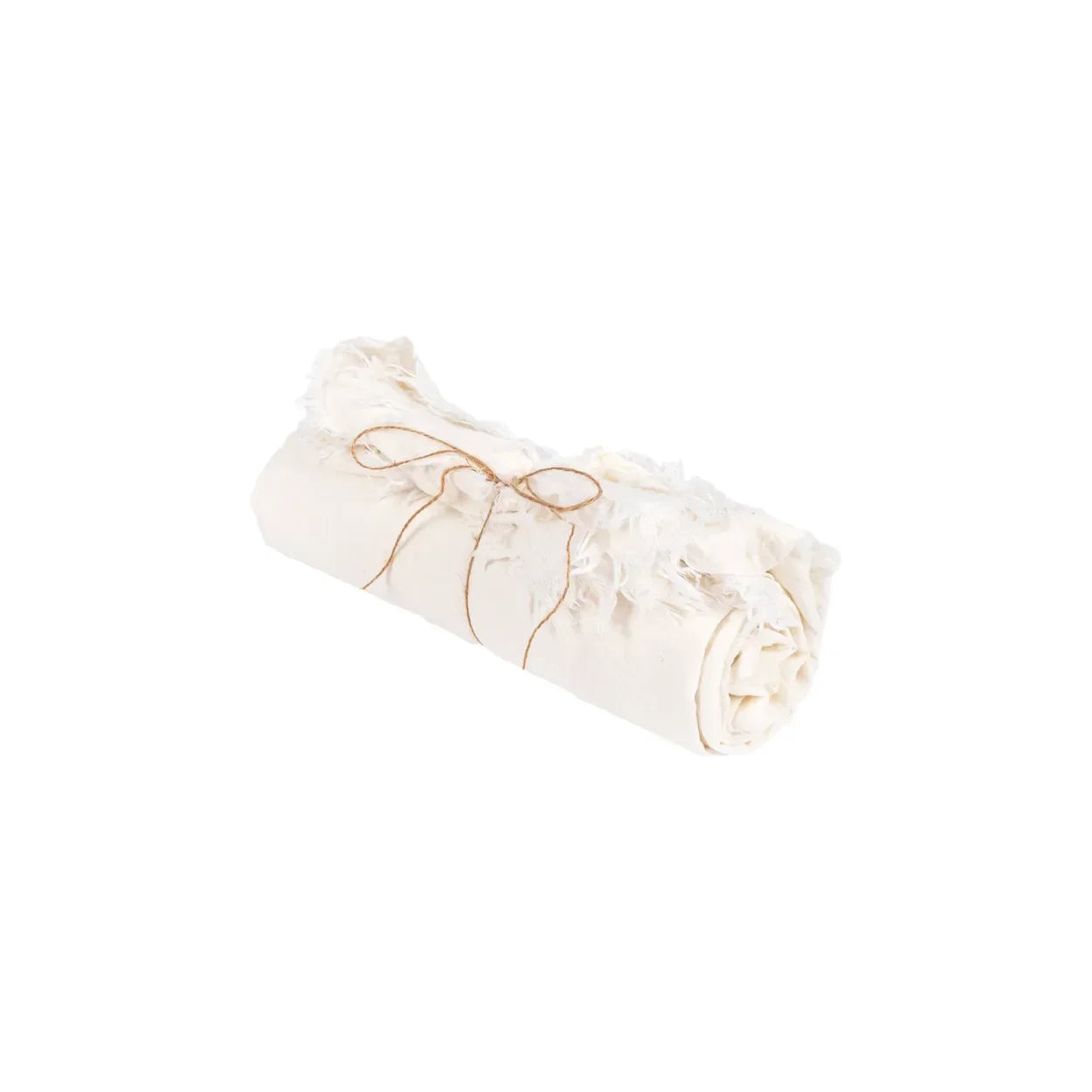 Nappe en lin blanc 150x250 cm pour table à manger