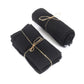 Nappe en lin noir 150x200 cm pour table à manger