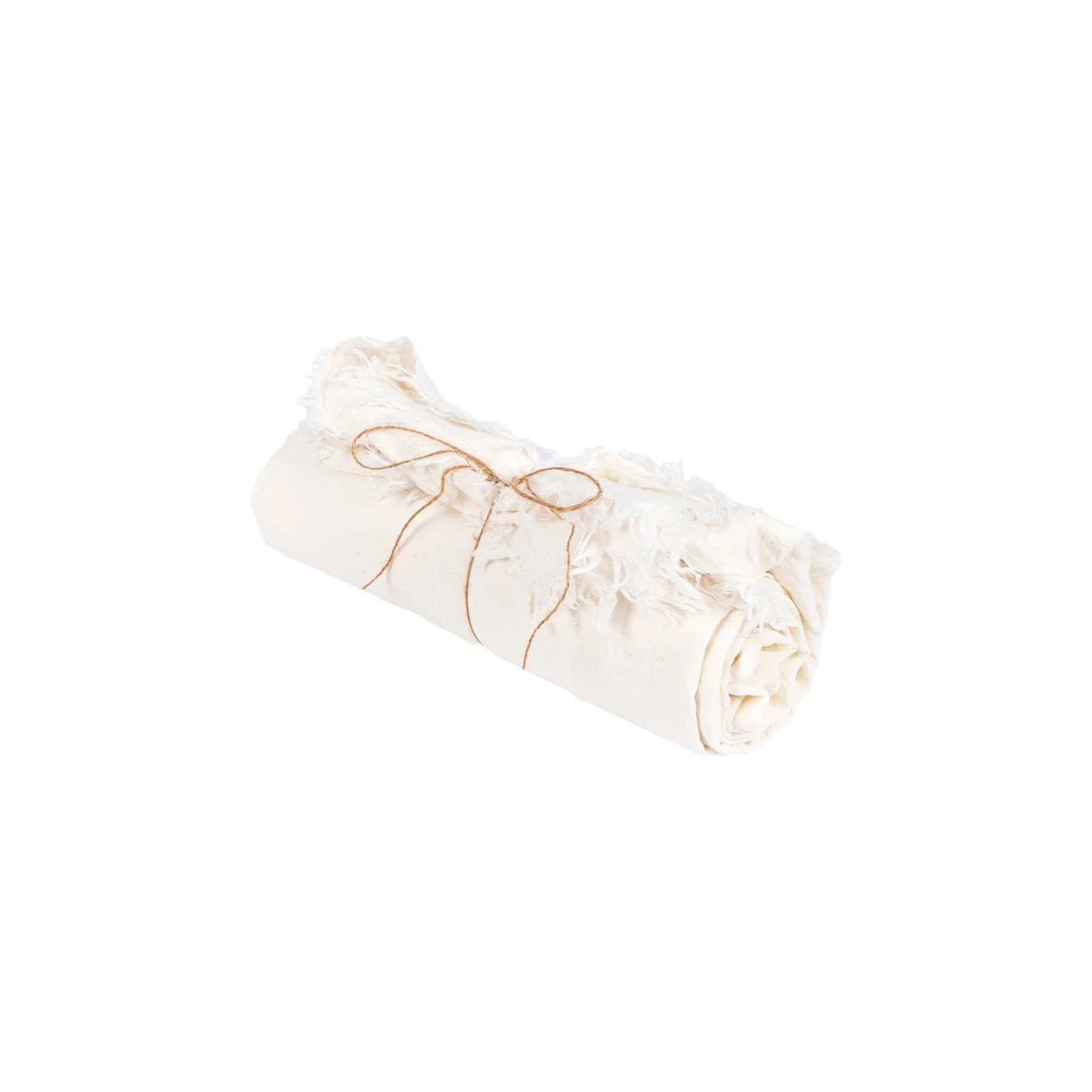 Nappe rectangulaire en lin blanc cassé douceur naturelle – 180x300 cm