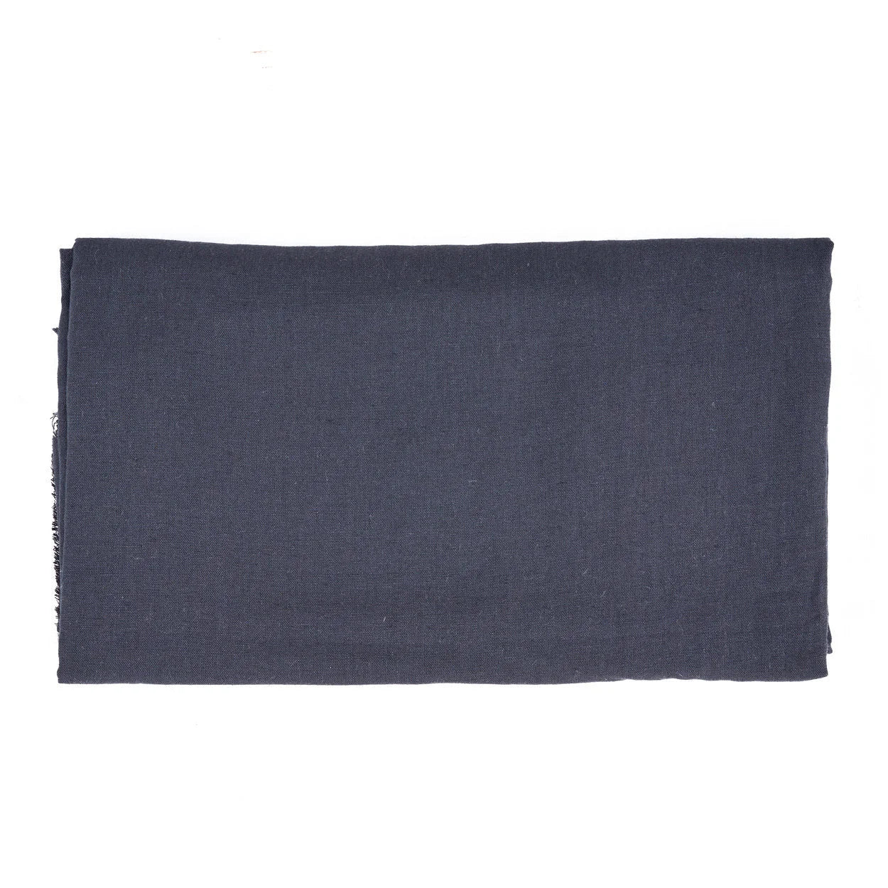 Nappe rectangulaire en lin noir naturel 150x250 cm pour salle à manger