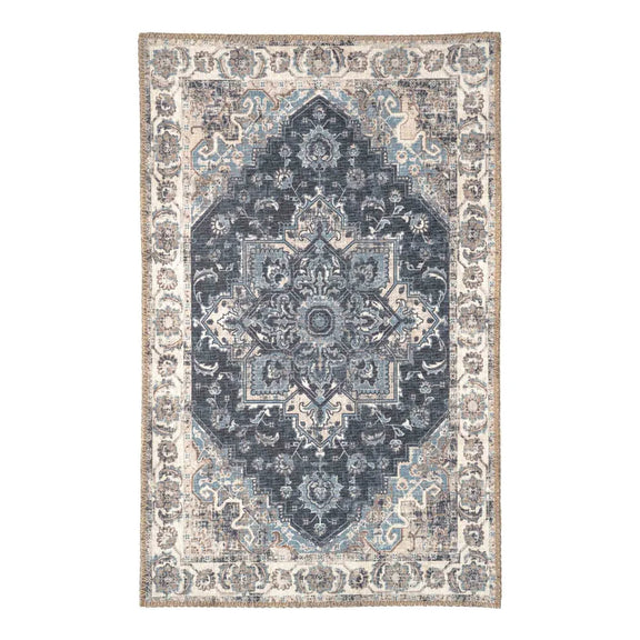Paillasson persan bleu 50x80 cm
